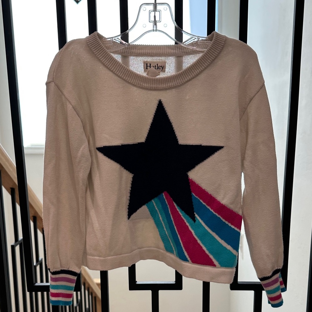 Hatley 4T Cream Star Sweater